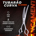 Tesoura Zahara Tubarão Curva 7.5 Lança Bicho